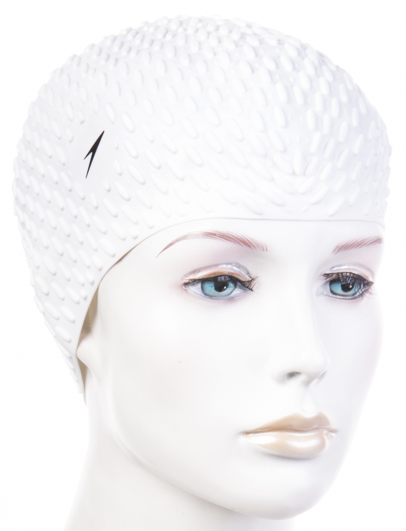 Plavecká čepička speedo bubble cap bílá