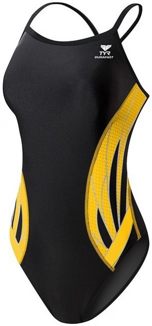 Dámské plavky tyr phoenix diamondfit black/gold 26
