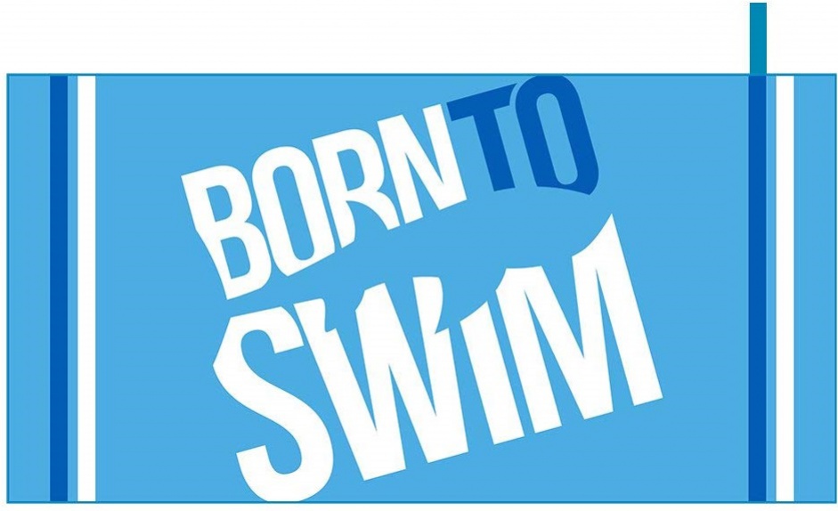 Ručník BornToSwim Microfibre Towel Big Logo Světle modrá + prodejny Praha, Brno, Plzeň a Ostrava výměna a vrácení do 30 dnů s poštovným zdarma
