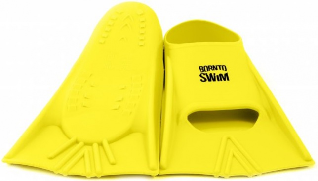 Borntoswim junior short fins yellow xs