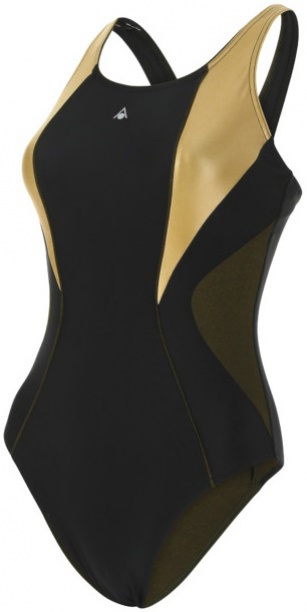 Dámské plavky aqua sphere chelsea vita black/gold 34
