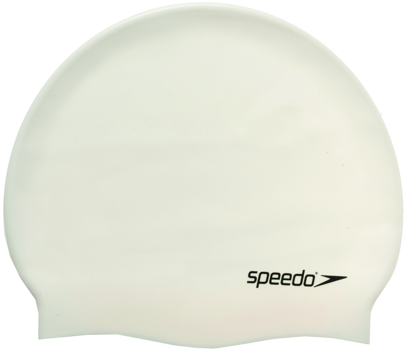Plavecká čepička speedo plain flat silicon cap bílá