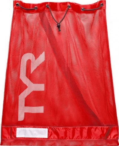 Pytel na plavecké potřeby tyr alliance mesh bag červená