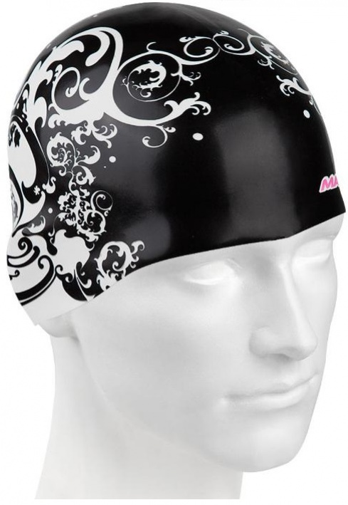 Plavecká čepice mad wave funk swim cap šedá