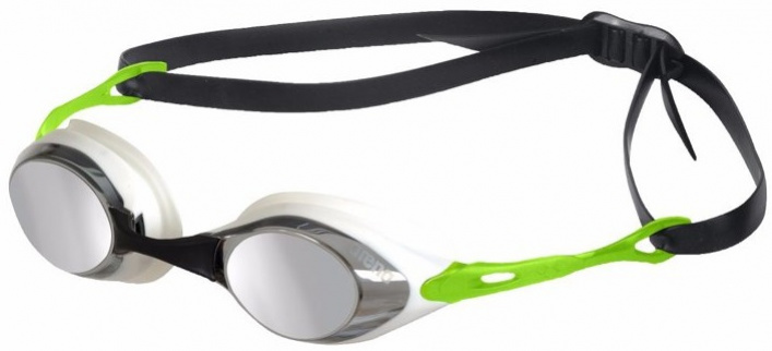 Plavecké brýle arena cobra mirror zelená