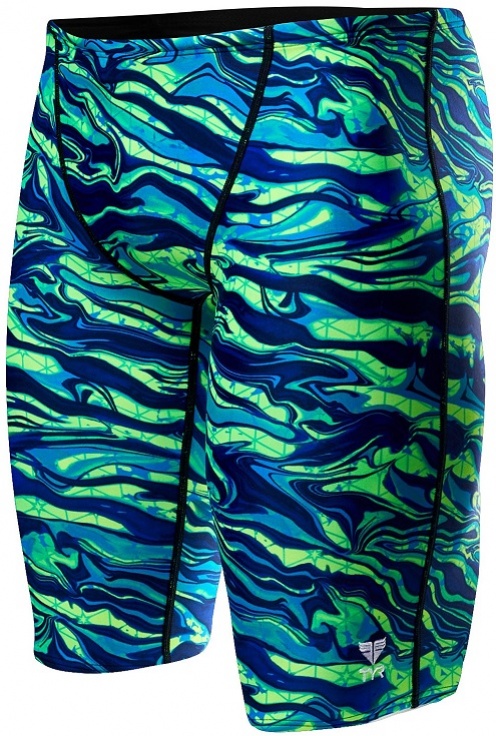Pánské plavky tyr miramar jammer blue/green 30