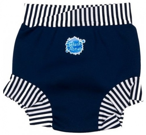 Splash about happy nappy white stripe m