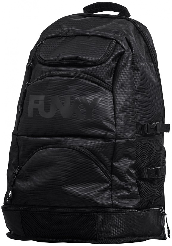 Funky back to black expandable elite squad backpack černá