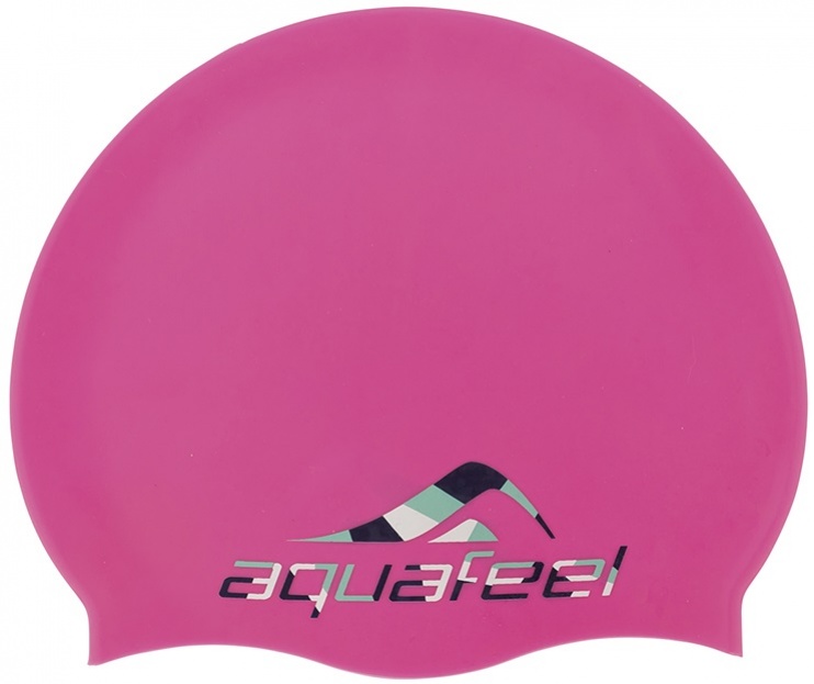 Aquafeel digital slash silicone cap růžová