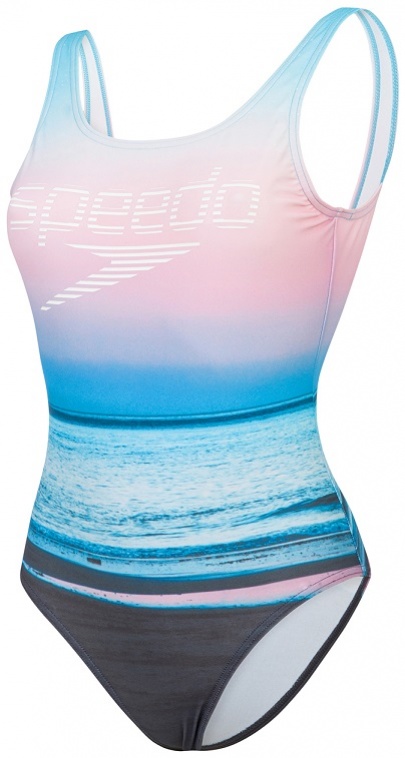 Dámské plavky speedo digital placement u-back 1 piece