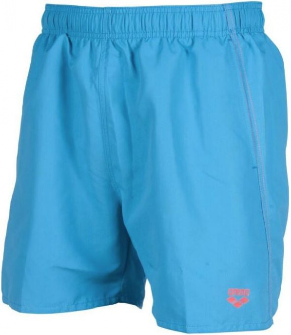 Pánské plavecké šortky arena fundamentals boxer turquoise/fluo red