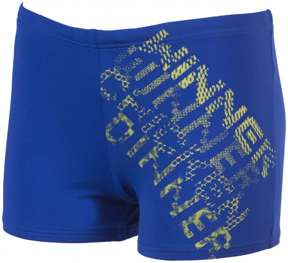 Chlapecké plavky arena rhyming short junior neon blue/soft green 26