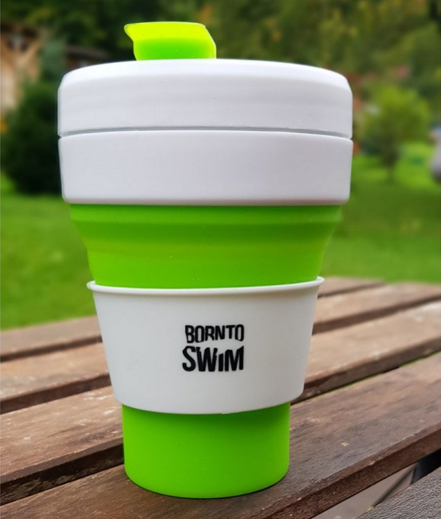 BornToSwim Pocket Size Foldable Reusable Cup Zelená + prodejny Praha, Brno, Plzeň a Ostrava výměna a vrácení do 30 dnů s poštovným zdarma