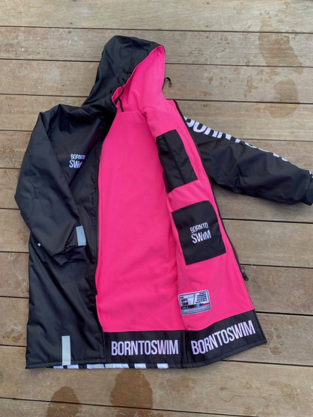Parka borntoswim gen-x parka black/pink m