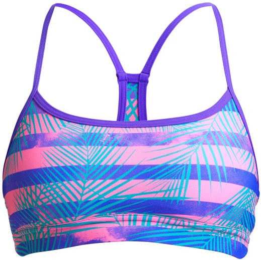 Horní díl plavek Funkita Pastel Palm Swim Crop Top 30 + prodejny Praha, Brno, Plzeň a Ostrava výměna a vrácení do 30 dnů s poštovným zdarma