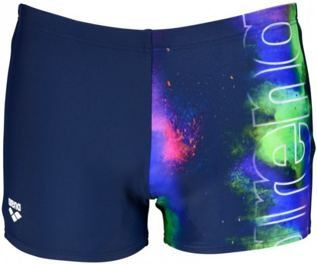 Pánské plavky arena cosmic short navy/multi 34