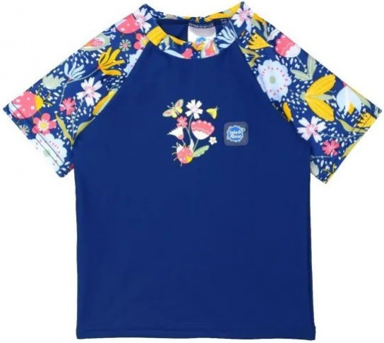Plážové uv tričko splash about short sleeve rash top garden
