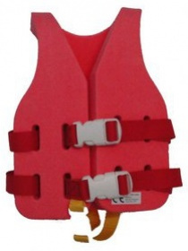 Plavecká vesta matuska dena swim vest toddler červená