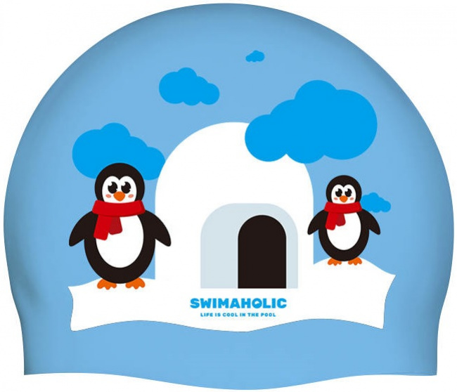 Plavecká čepice Swimaholic Christmas Penguin Cap Světle... + prodejny Praha, Brno, Plzeň a Ostrava výměna a vrácení do 30 dnů s poštovným zdarma