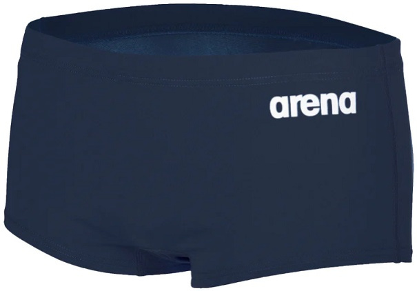 Arena team swim low waist short solid navy/white xl - uk38