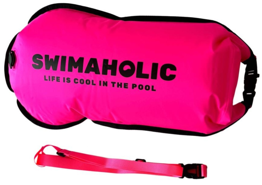 Levně Plavecká bójka swimaholic swim buoy růžová