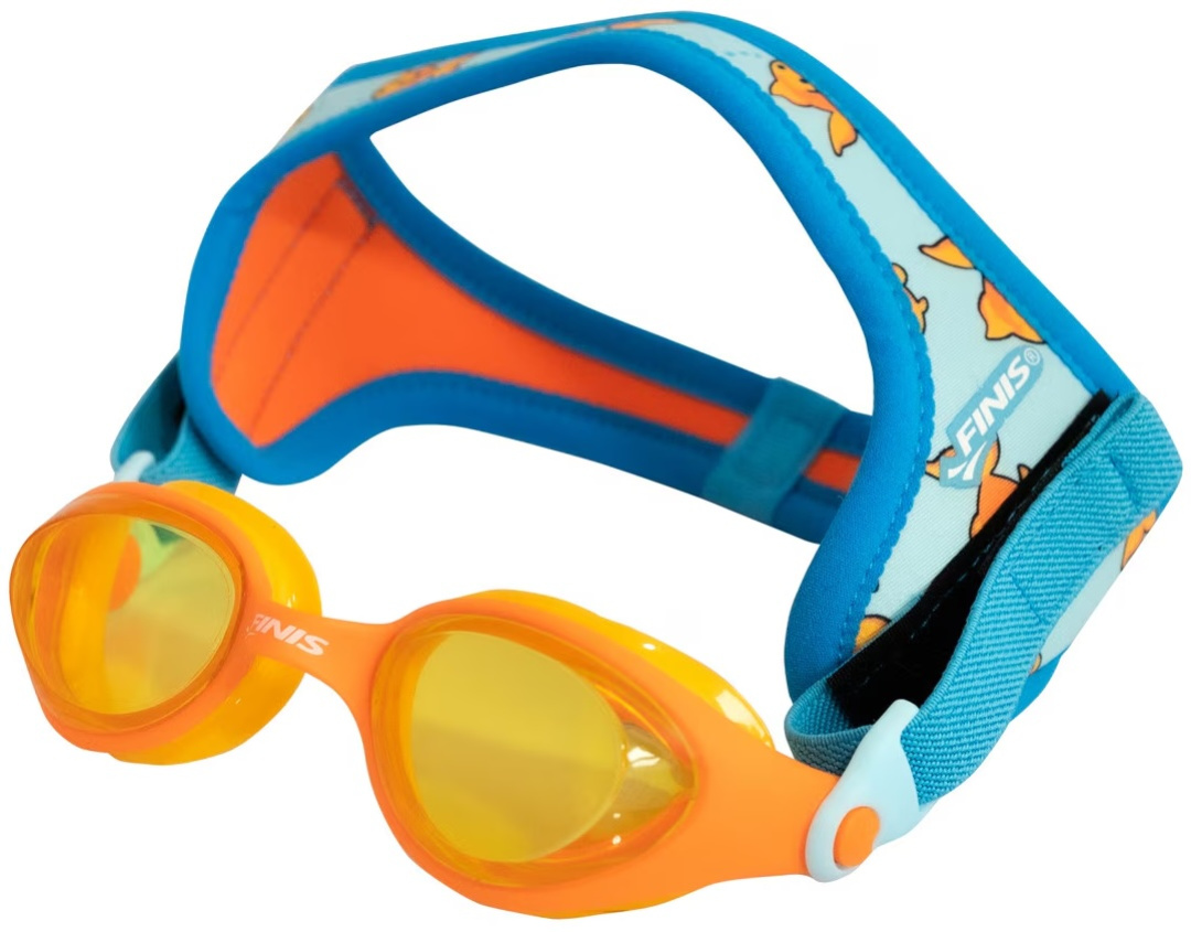 Dětské plavecké brýle finis dragonflys goggles oranžovo/modrá