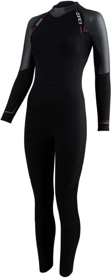 Zone3 women's active-flex wetsuit black/orange xl