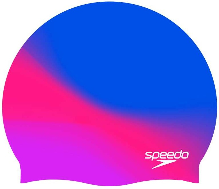 Speedo multicolour silicone cap junior modro/růžová
