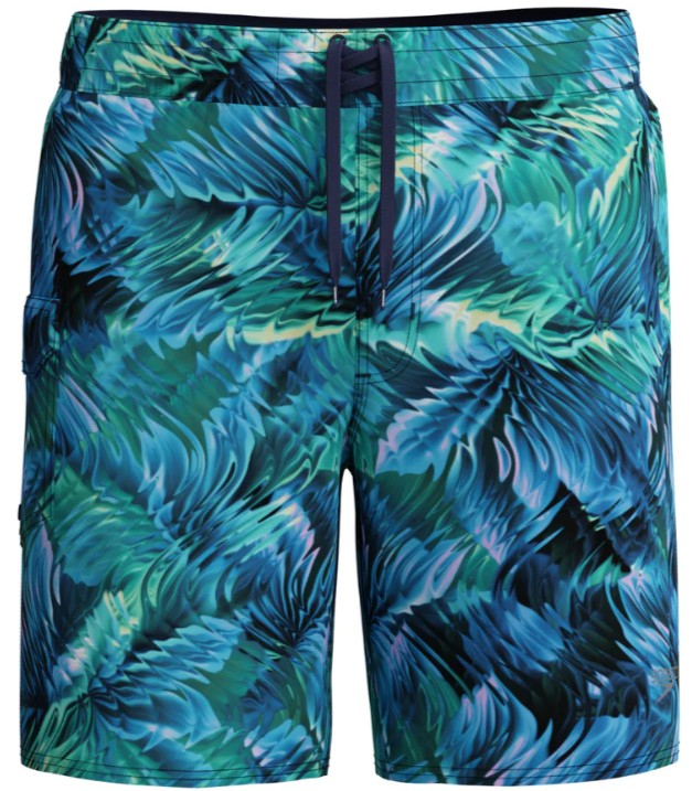 Speedo print boardshort 18" radiant flow/border blue l - uk36