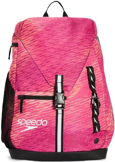 Speedo printed 35l team rucksack pink růžová