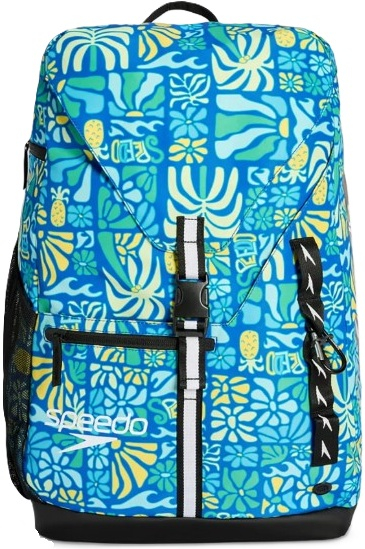 Speedo printed 35l team rucksack blue / yellow modro/žlutá