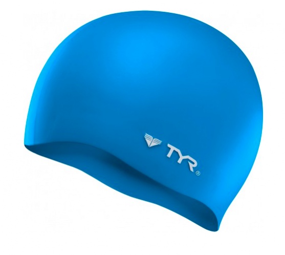 Plavecká čepička tyr silicone modrá